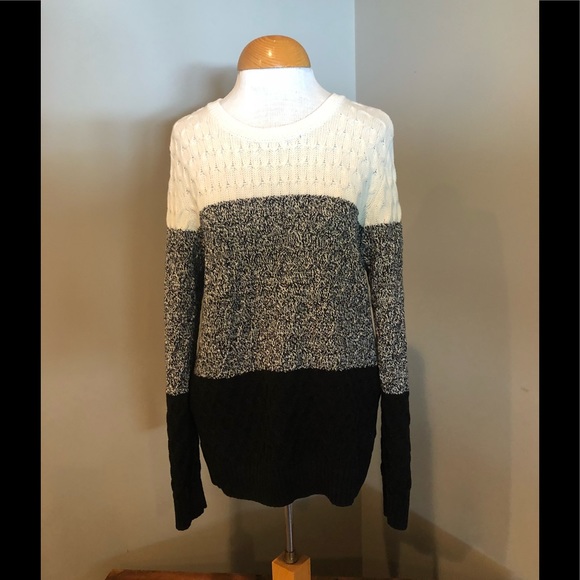 croft & barrow Sweaters - Croft & Barrow - multi colored cable knit sweater